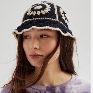 Urban outfitters Crochet Bucket Hats Unisex last one